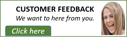 CUSTOMER FEEDBACK We want to here from you - click here now